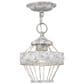Golden Lighting Ferris Semi-Flush with Chain in Oyster, , large