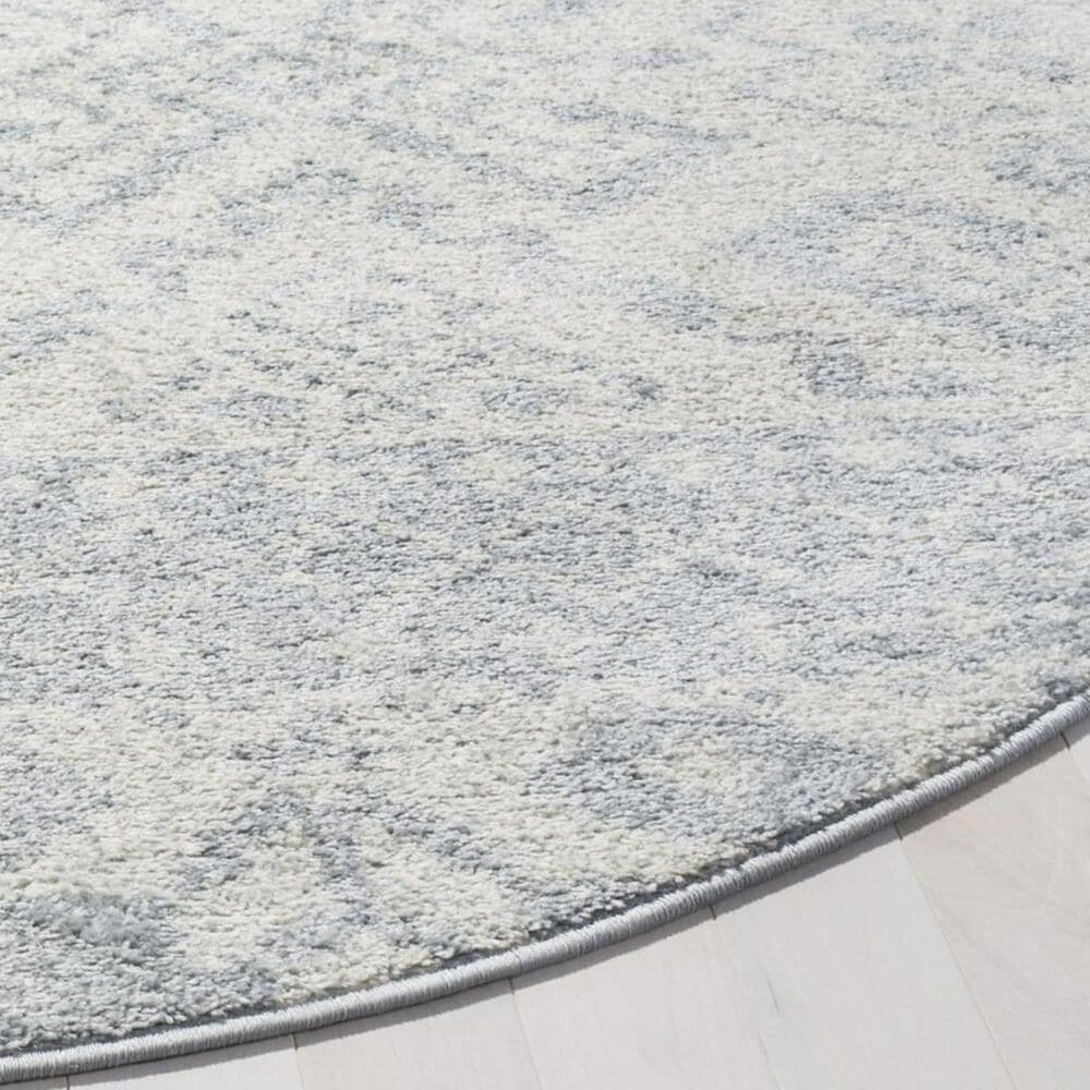 Safavieh Adirondack ADR107T 6&#39; Round Slate and Ivory Area Rug, , large