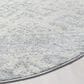 Safavieh Adirondack ADR107T 6" Round Slate and Ivory Area Rug, , large