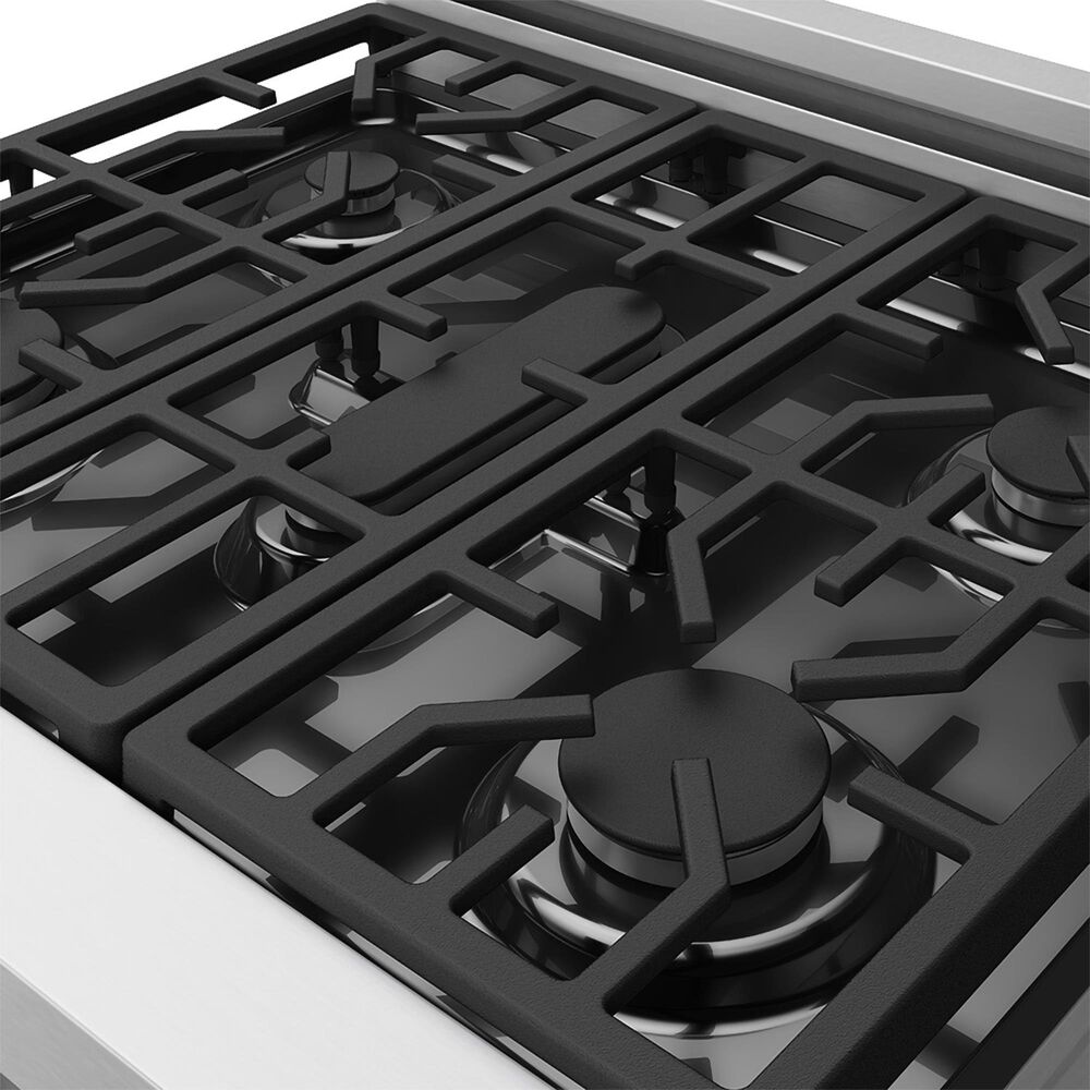 Thor Kitchen Gordon Ramsay 4.6 Cu. Ft. Professional Gas Range with Black Handle Kit in Stainless Steel, , large