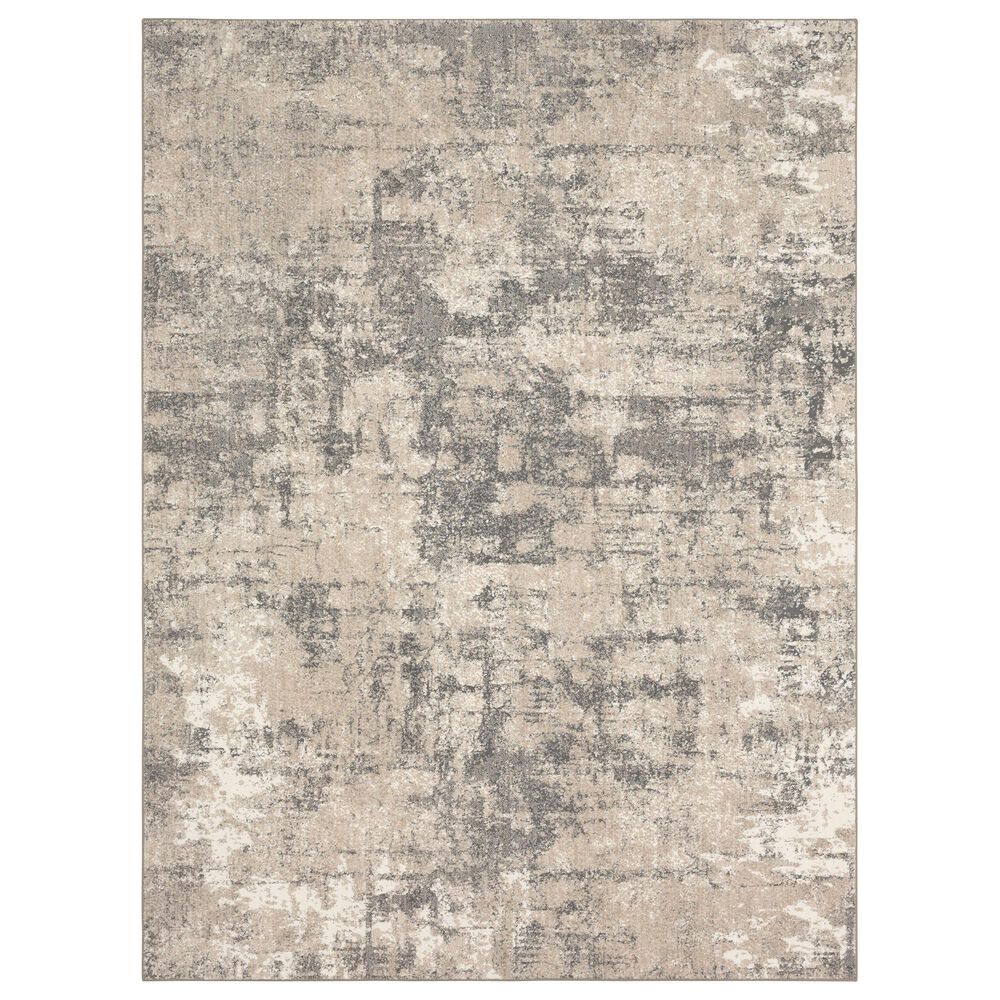 Karastan Epiphany Agusti 2"4" x 7"10" Frost Grey Runner, , large