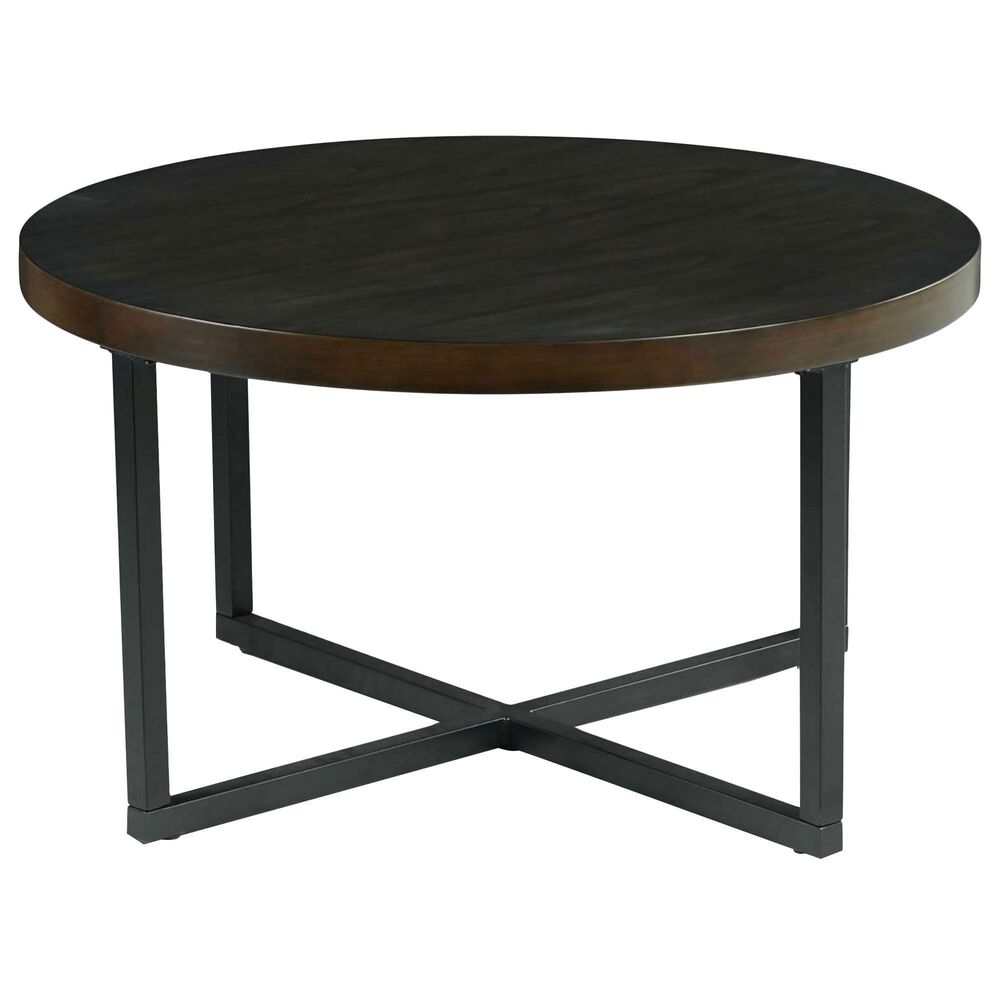 Steve Silver Yukon 5-Piece Nesting Cocktail Table Set in Walnut and Ebony, , large