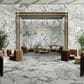 Dal-Tile Marble Attache Lavish Pearl Arabesque 24" x 48" Porcelain Tile, , large