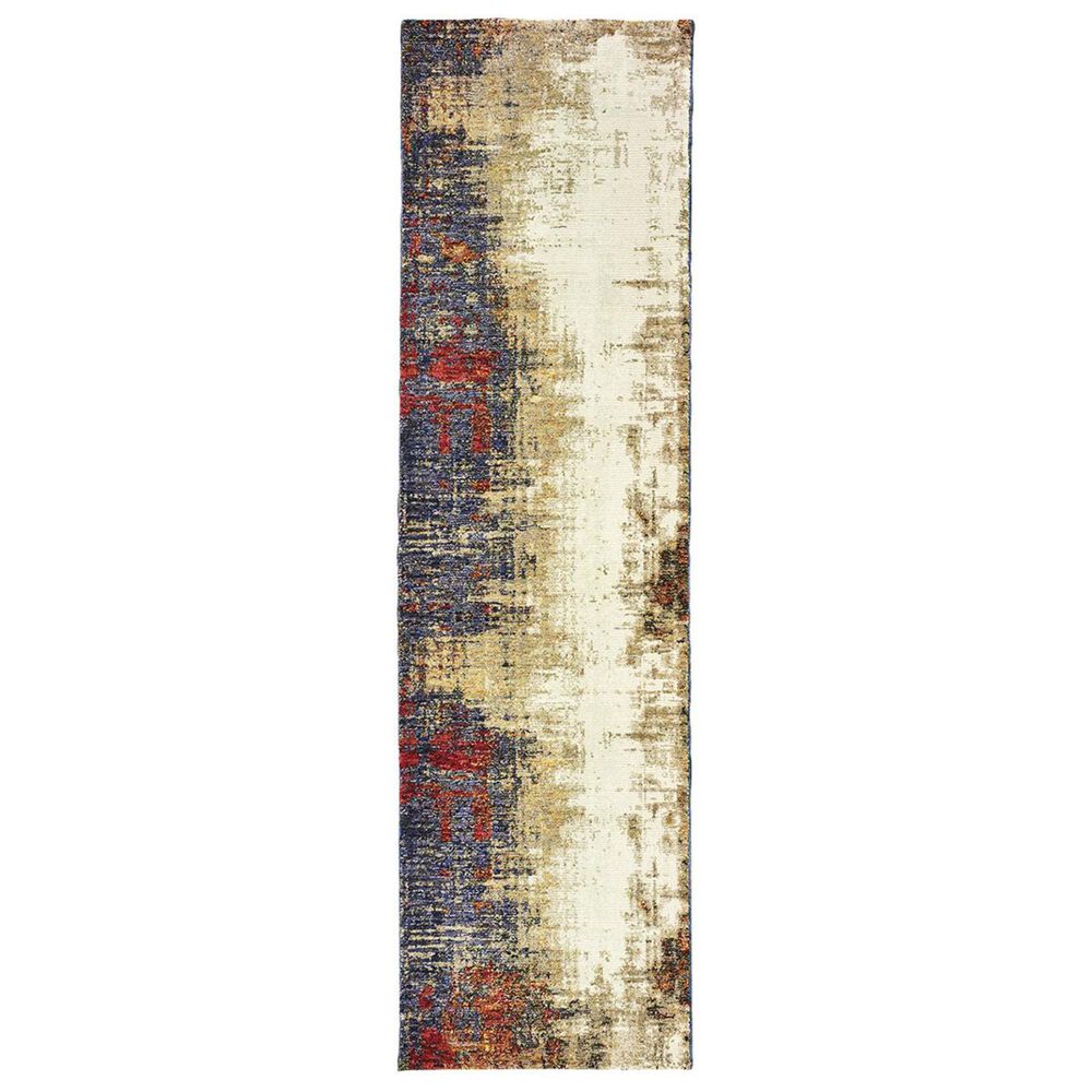 Oriental Weavers Evolution 8001A 2"3" x 8" Ivory Runner, , large