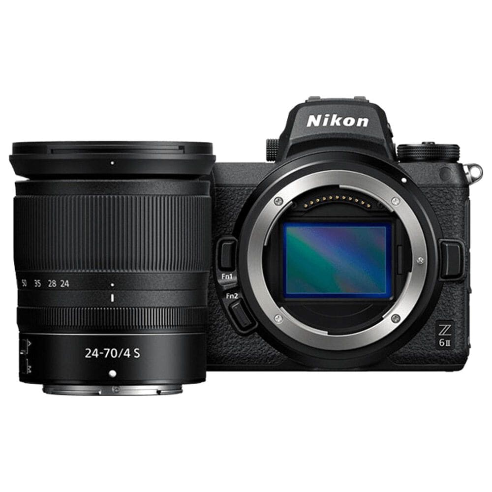 Nikon Z 6II FX-Format Mirrorless Camera with Z 24-70mm f/4 S Lens in Black, , large