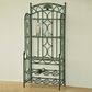 International Caravan Iron 5-Tier Bakers/Wine Rack in Verdi Green, , large