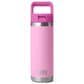 YETI Rambler 18 Oz Water Bottle with Straw Cap in Power Pink and Wildflower, , large