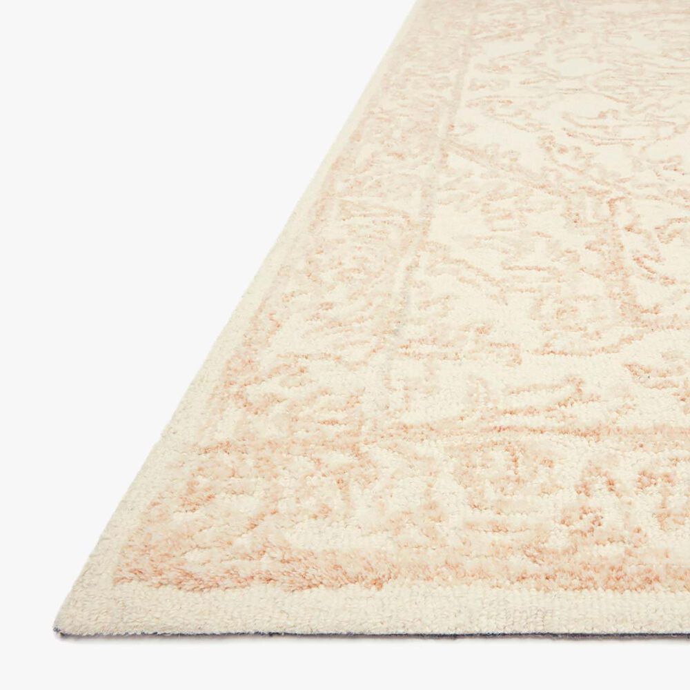 Magnolia Home Annie ANN-05 5&#39; x 7&#39;6&quot; White and Pink Area Rug, , large