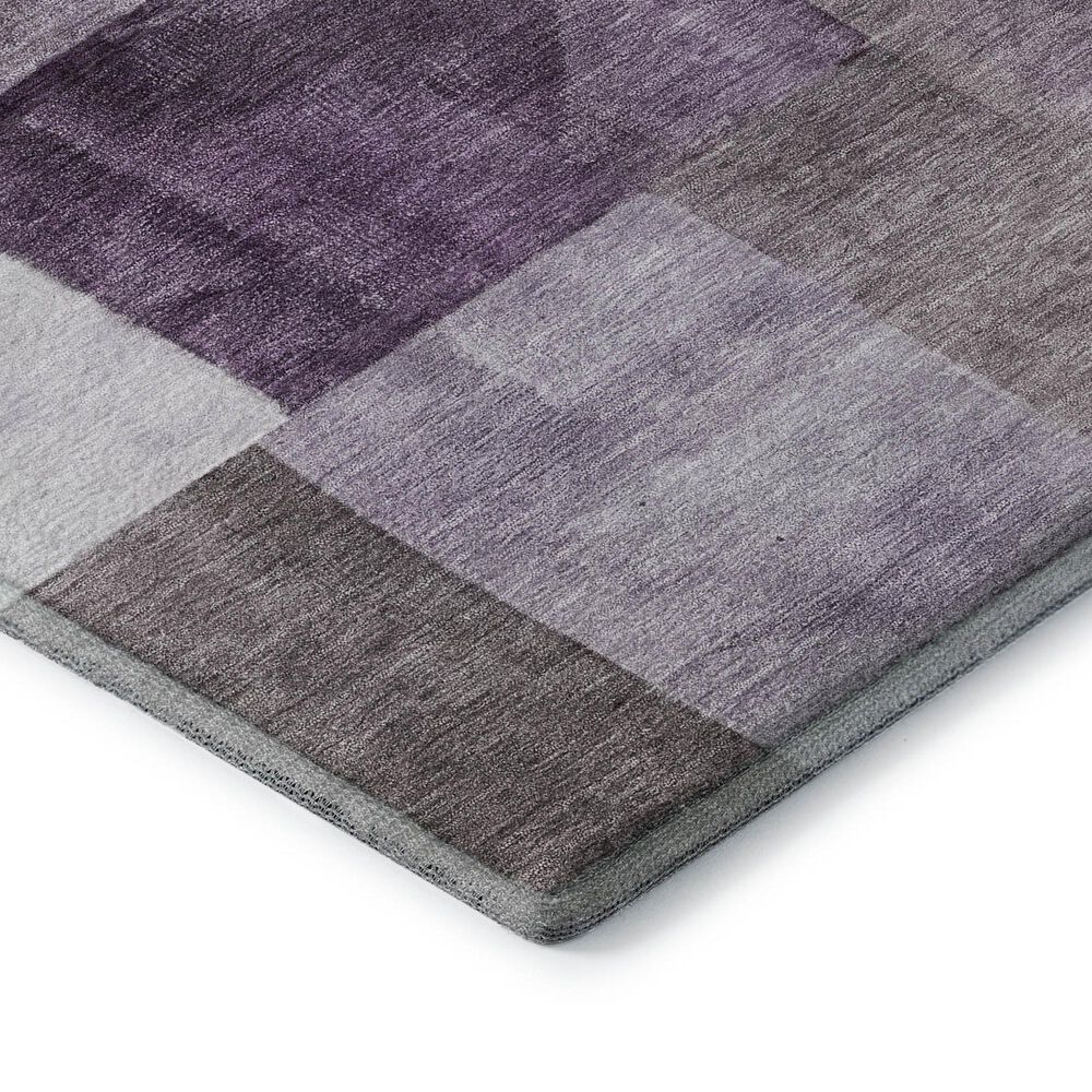 Dalyn Rug Company Neo NO15 2&#39;3&quot; x 7&#39;6&quot; Eggplant Runner, , large
