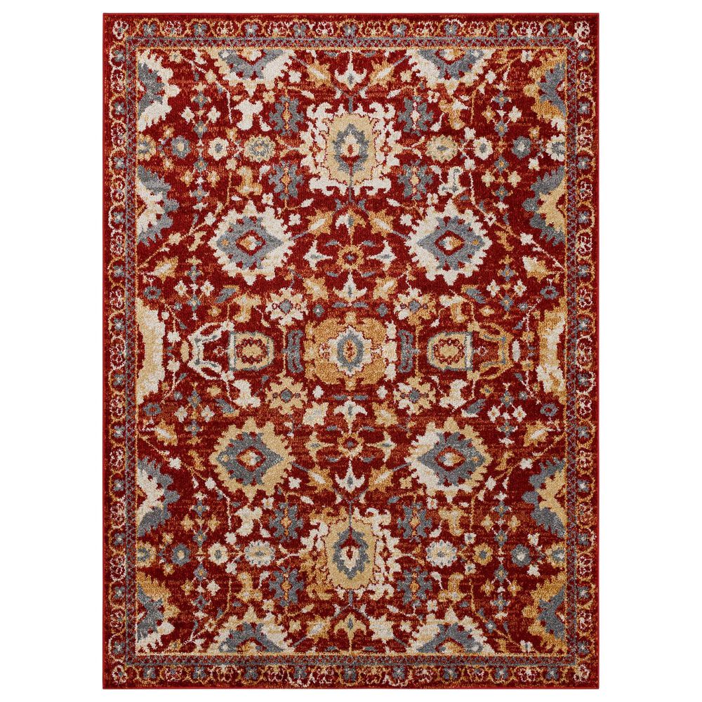Mohawk R1115 Whimsy 5" 3" X 8" Red Area Rug, , large