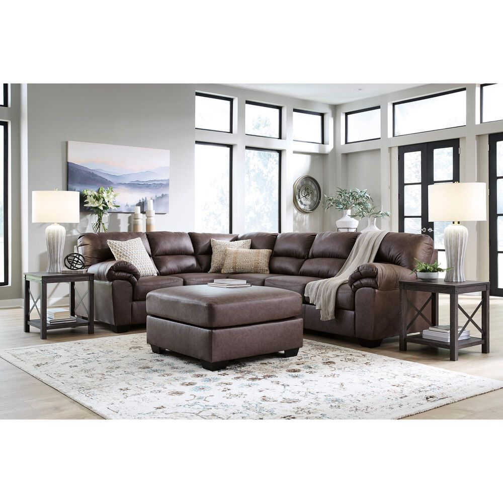 Ashley WillowBend Oversized Ottoman in Umber, , large