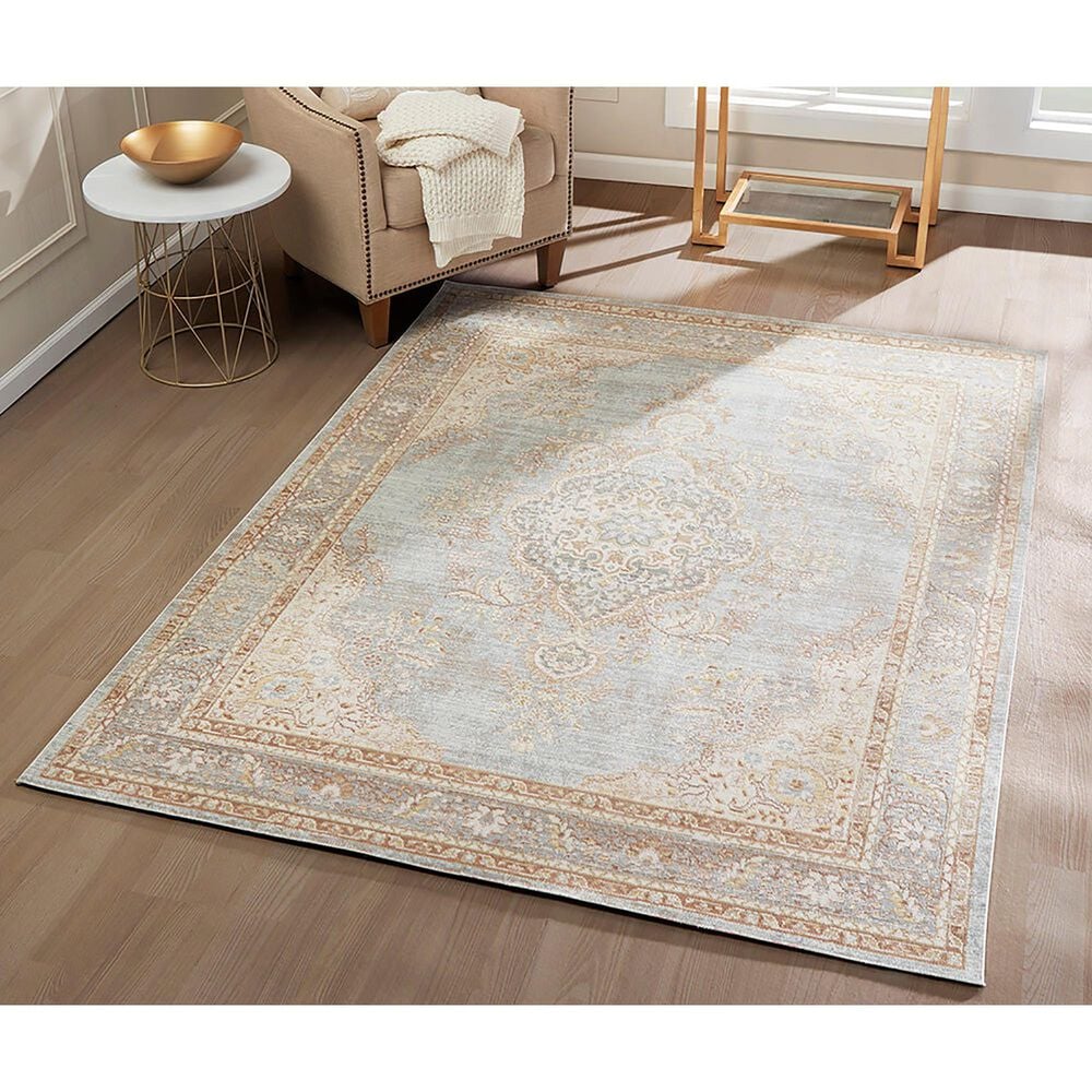 Momeni Isabella ISA-1 7&#39;10&quot; x 10&#39;6&quot; Blue Area Rug, , large
