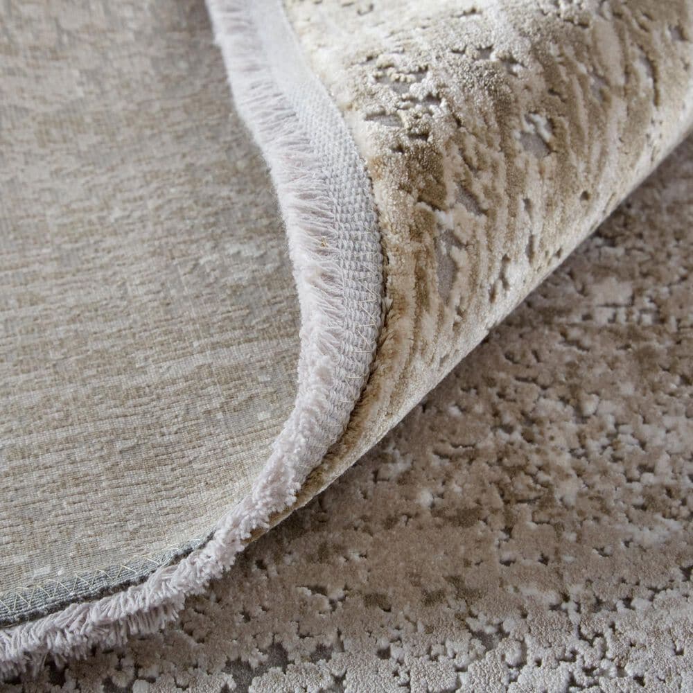 Feizy Cadiz 6&#39;6&quot; x 9&#39;6&quot; Beige and Gray Area Rug, , large