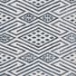 Safavieh Micro-Loop MLP611M 4" x 6" Blue and Ivory Area Rug, , large