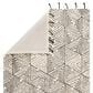 Jaipur Vera by Nikki Chu Montblanc 8" x 10" Snow White and Jet Black Area Rug, , large