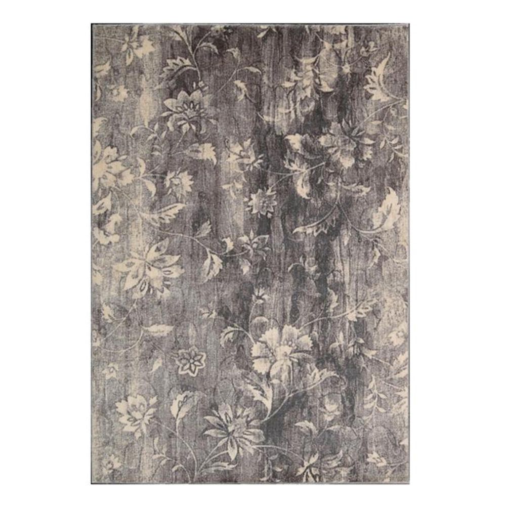 Nourison Utopia UTP10-11428 7"9" x 10"10" Ivory/Slate Area Rug, , large