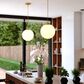 Vaxcel International Co. Ltd. Linden 1-Light Pendant in Muted Brass, , large