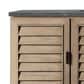 James Martin Vanities Portland 60" Single Bathroom Vanity in Whitewashed Walnut with 3 cm Parisien Bleu Quartz Top and Rectangular Sink, , large