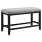 Mayberry Hill Elodie 6-Piece Square Dining Set in Charcoal, , large