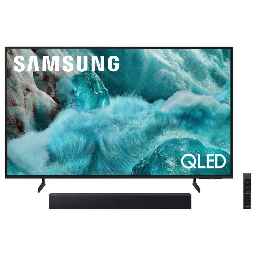 Samsung 50" Class Q7F QLED 4K Vision AI - Smart TV with B-Series 2.0 Channel Soundbar in Black and Titan Black, , large