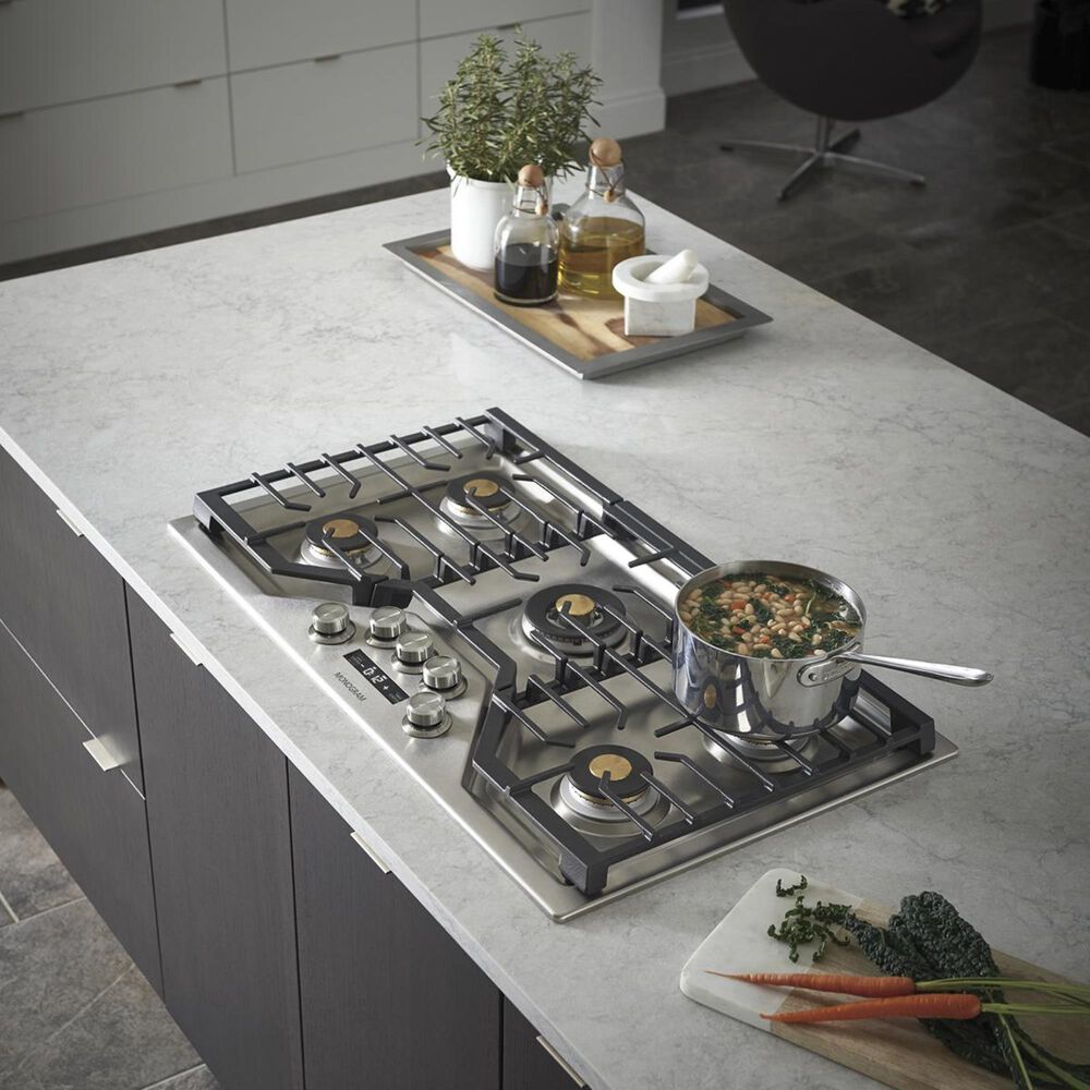 Monogram 36&quot; Gas Sealed Burner Cooktop in Stainless Steel, , large