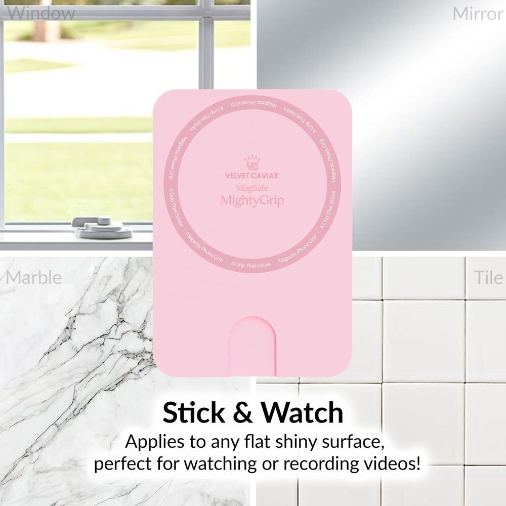Velvet Caviar MightyGrip MagSafe Mount in Strawberry Milk, , large
