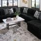 Ashley Midnight-Madness 4-Piece Sectional with Right-Facing Chaise in Onyx, , large