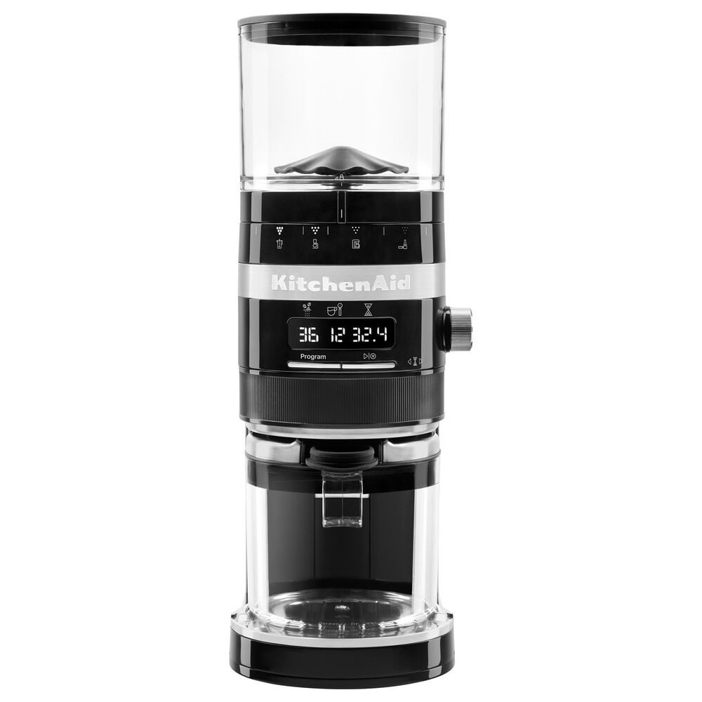 KitchenAid 4.5 oz Onyx Black Burr Coffee Grinder at