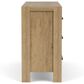 Shannon Hills Davie 4-Piece Queen Upholstered Bedroom Set in Pale Oak, , large