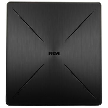 RCA SLIVR Amplified Indoor Flat HDTV Antenna Multi Directional, , large