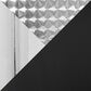 LumiSource Bistro-Ale 3-Piece Bar Set with Black Cushion in Silver and Chrome, , large