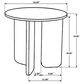Pacific Landing Dale Round End Table in Brown, , large