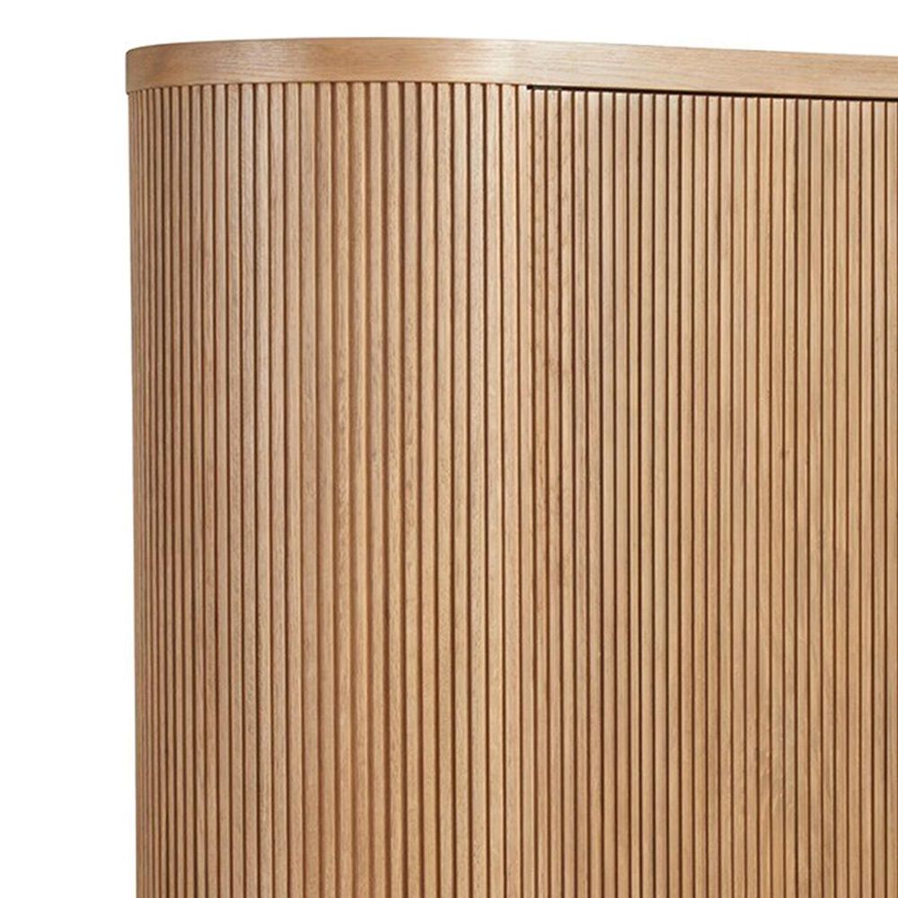 Furniture Worldwide Linnea Bar Cabinet in Natural Oak, , large