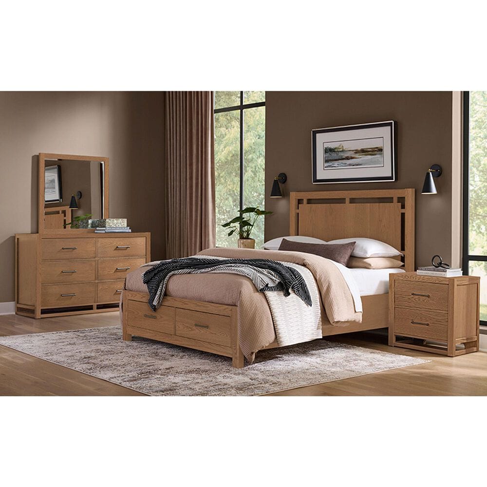 Viceray Collections Lodge and Loft Dresser Mirror in Blond Oak, , large