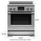 Fisher & Paykel 30" Professional Induction Range in Stainless Steel, , large