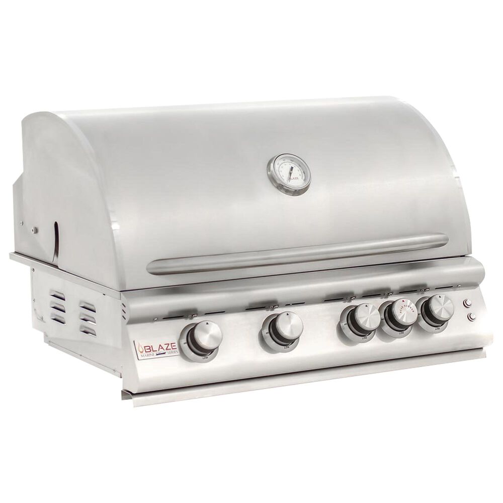 Blaze 32&quot; Marine Grade Liquid Propane Gas Grill in Stainless Steel, , large