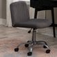 Linon Home Decor Stratton Office Chair in Grey, , large