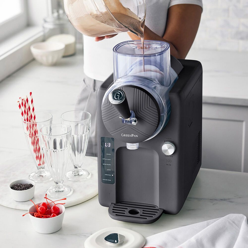 Green Pan 2 Qt. Frost Slush and Soft Serve Ice Cream Maker in Licorice, , large