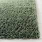 Safavieh August Shag 2" x 5" Green Area Rug, , large