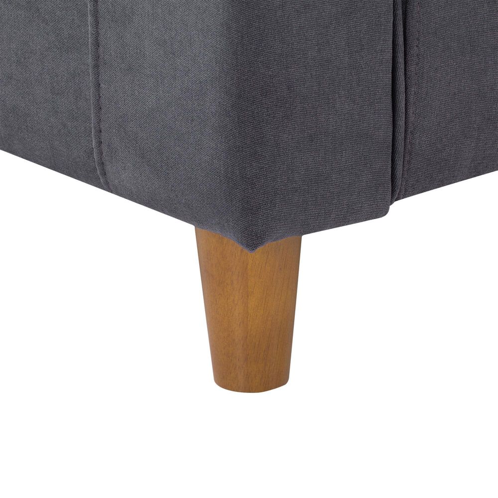 CorLiving Georgia Stationary Sofa in Dark Grey, , large
