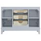 37B Kinsale 48" Single Bathroom Vanity Cabinet in Soft Blue with White Composite Stone Top and Backsplash, , large