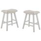 Office Star Products Coley 24" Counter Stool with Cream Pin Stripe Cushion Seat in White Wash (Set of 2), , large
