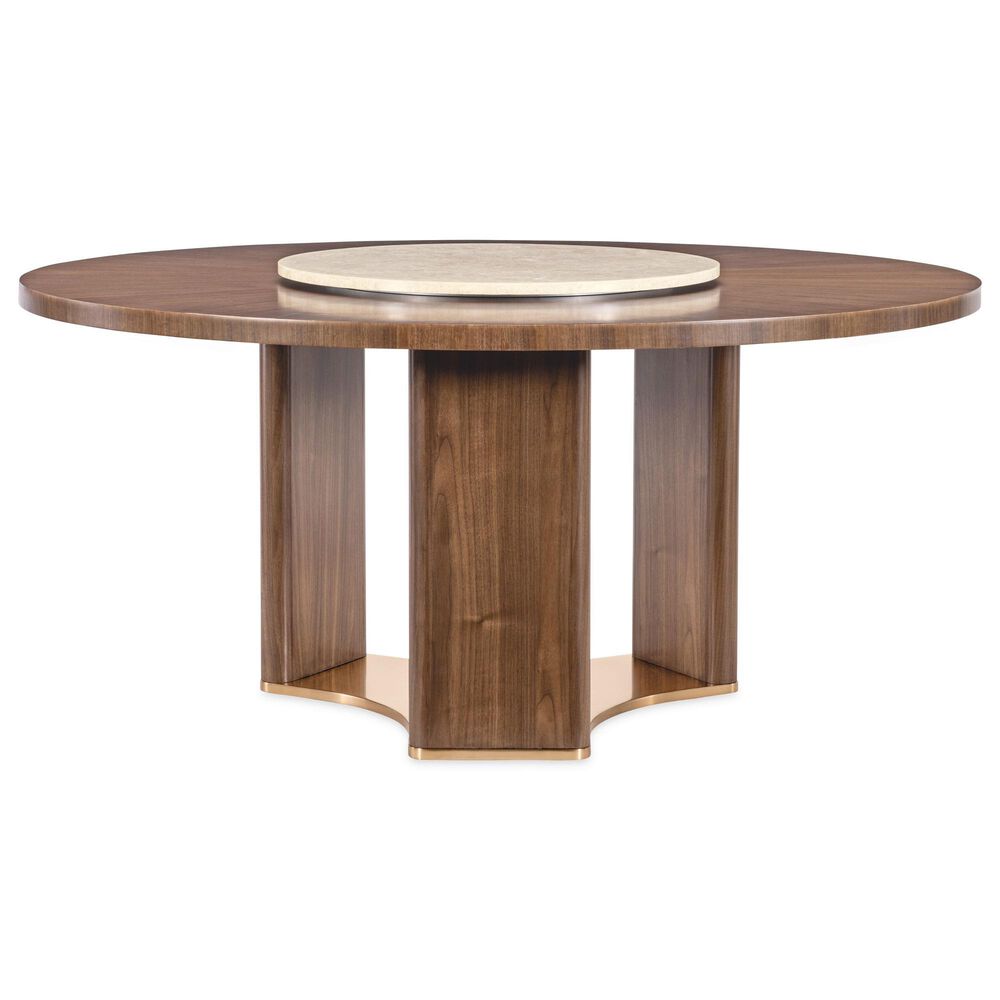 Hooker Furniture Eleana 5-Piece Round Dining Set in Light Caramel, , large