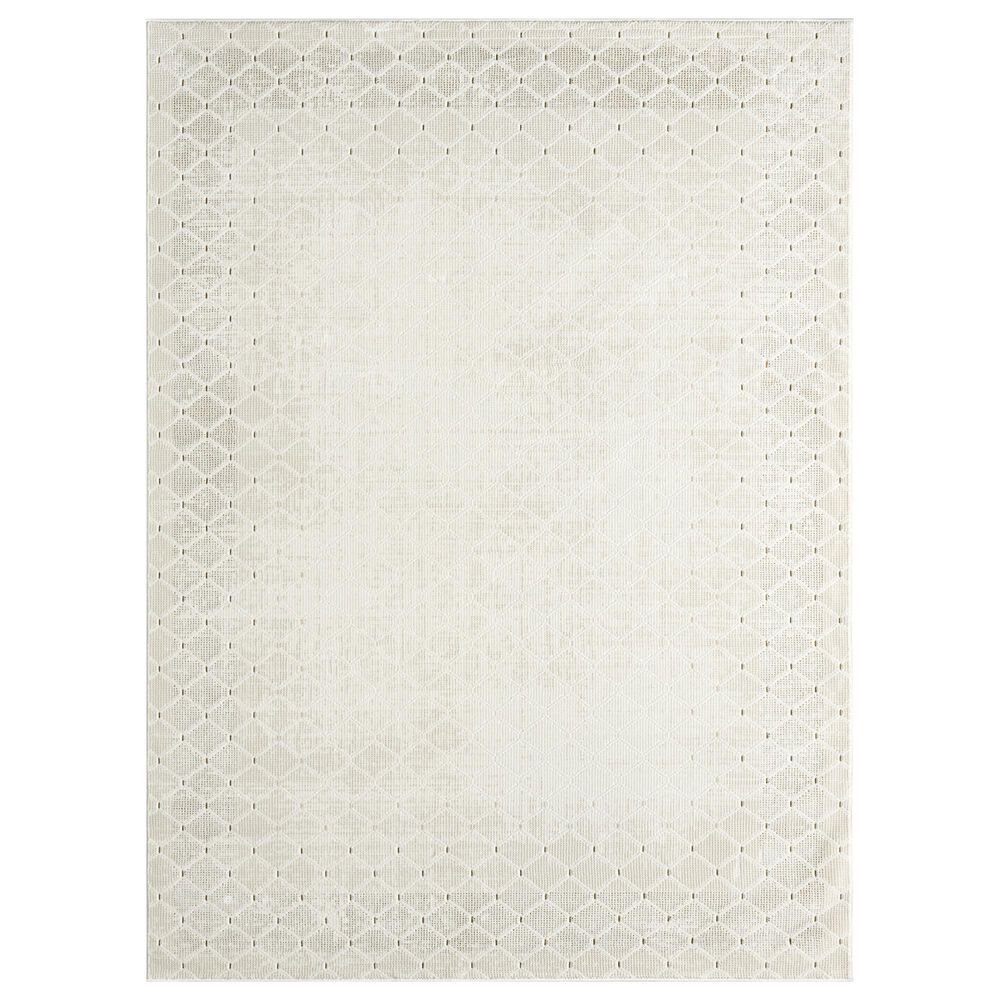 Nourison Grand Street Ivory 3"11" x 5"11" Area Rug, , large