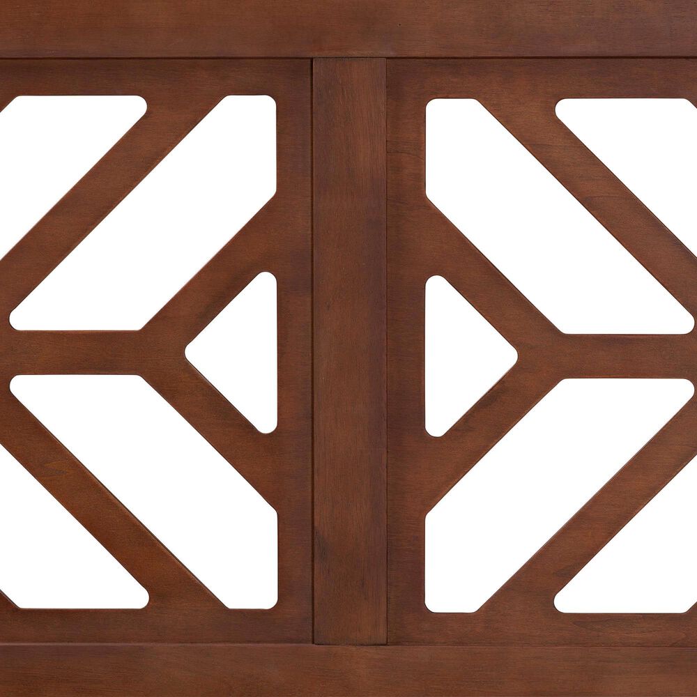 Baxton Studio Kalare Queen Headboard in Walnut Brown, , large