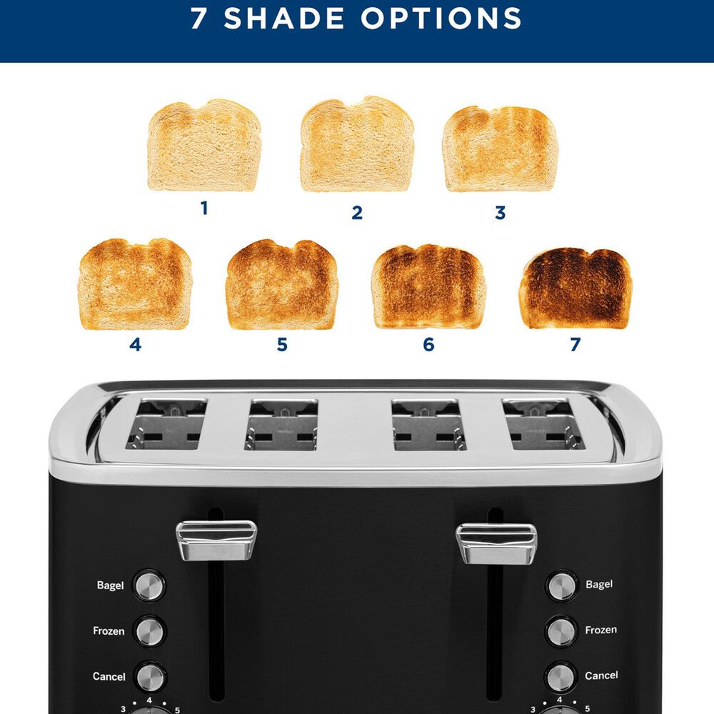 GE Appliances 4-Slice Toaster in Black, , large