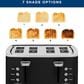 GE Appliances 4-Slice Toaster in Black, , large