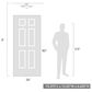 Golden Lighting Samara 2-Light Semi-Flush in Matte Black, , large