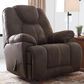 Ashley Warrior Fortress Manual Rocker Recliner in Coffee, , large