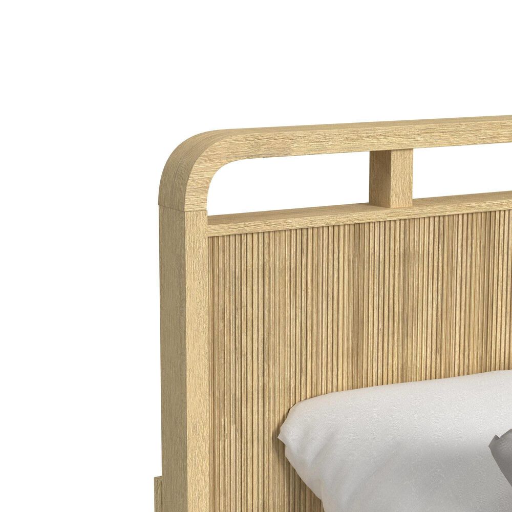 Mayberry Hill Ridgemont King Storage Bed in Natural, , large